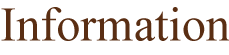 インフォメーション